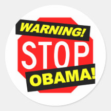 Attaquez l'autocollant d'Obama (l'adhésif pour par