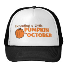 Attendant un peu de citrouille en octobre casquette