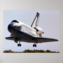 Atterrissage de navette spatiale Colombie (STS-40) Affiche