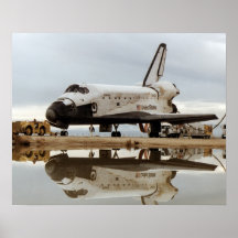 Atterrissage de navette spatiale Colombie (STS-5) Affiche