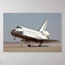 Atterrissage de navette spatiale l'Atlantide (STS- Posters
