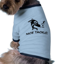 Attirail gentil, rugby tee-shirt pour animal domestique
