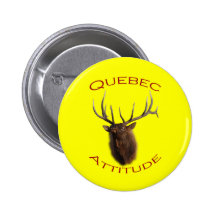 Attitude du Québec Badge Avec Épingle