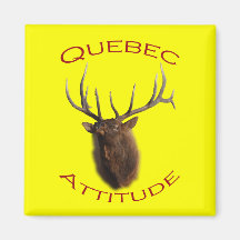 Attitude du Québec Magnets Pour Réfrigérateur