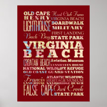 Attraction et endroits célèbres de Virginia Beach, Posters