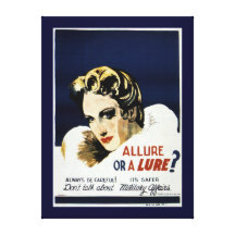 Attrait ou un attrait ? toile tendue