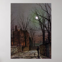 Au Clair De Lune Affiche
