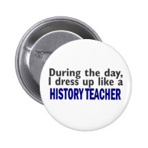Au cours de la journée (professeur d'histoire) pin's avec agrafe