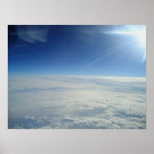 Au-dessus des nuages 1 affiche