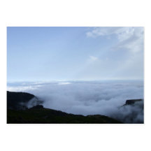 Au-dessus des nuages II ACEO Carte De Visite