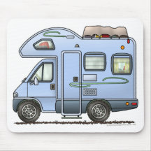 Au-dessus du campeur rv Mousepad de cabine Tapis De Souris