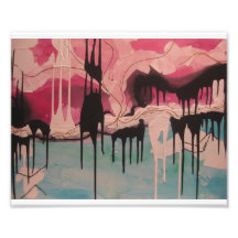 AU-DESSUS ET SOUS DE LA COPIE PHOTO SUR TOILE