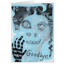Au revoir carte par Anjo Lafin