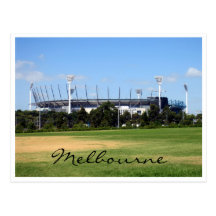 au sol de cricket de Melbourne Cartes Postales