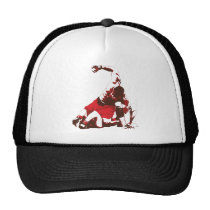 Au sol et livre de MIXED MARTIAL ART casquettes