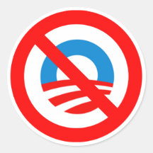 aucun adhésif pour pare-chocs d'obama