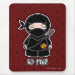Aucun amusement ! Ninja Mousepad Tapis De Souris
