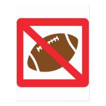 aucun football cartes postales