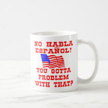 Aucun Habla Espanol que vous avez obtenu au problè Mug À Café