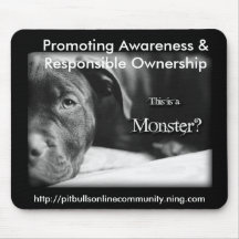 Aucun monstre Mousepad Tapis De Souris