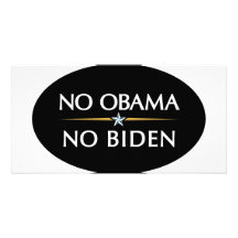 AUCUN OBAMA AUCUN BIDEN PHOTOCARTES PERSONNALISÉES