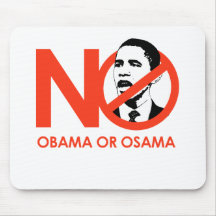 AUCUN OBAMA, AUCUN OSAMA TAPIS DE SOURIS