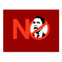 AUCUN OBAMA CARTES POSTALES