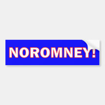 Aucun Romney Autocollants Pour Voiture