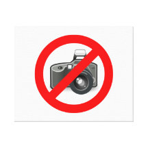 Aucun signe de photos toile tendue