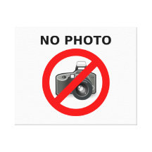 Aucun signe de photos toiles tendues