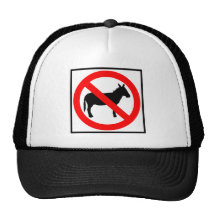 Aucun signe de route d'ânes casquette de camionneur