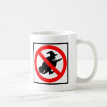 Aucun signe de route de sorcières mug