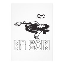 Aucune douleur aucun gain faire-parts