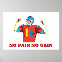 Aucune douleur aucun gain posters