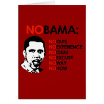 AUCUNE EXPÉRIENCE, NOBAMA CARTES DE VŒUX