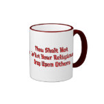 Aucune merde religieuse mugs