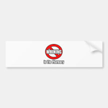 Aucune pleurnicherie dans la pharmacie autocollant pour voiture