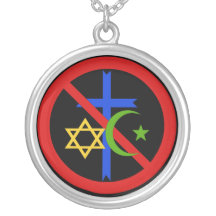 Aucune religion pendentifs