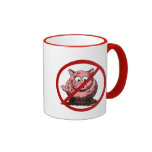 Aucune tasse sale de porcs