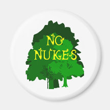 Aucunes armes nucléaires indiquant avec des arbres magnets