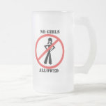 Aucunes filles permises tasse à café