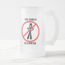 Aucunes filles permises tasse à café