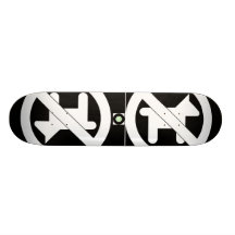 Aucuns chiens permis skateboards cutomisables
