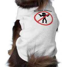 Aucuns garçons permis vêtements pour chien