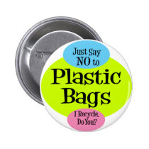 Aucuns sachets en plastique badges publicitaires