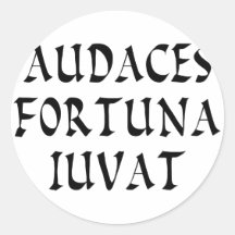 Audaces fortuna juvat adhésif