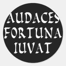 Audaces fortuna juvat autocollants