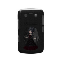 Audacieux gothique mignon de Blackberry d'ange per Coque Blackberry