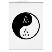 Auditer de Yin Yang Carte De Vœux