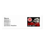 Auditez le carte de visite maigre de Fed